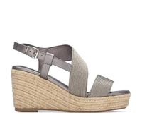 XTI - Sandalia Mujer Plomo - Calzado Cómodo y Versátil - Moda casual - Modelo 14533503 (Talla 37)