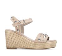 XTI - Sandalia Mujer Taupe - Calzado Cómodo y Versátil - Moda casual - Modelo 14545401 (Talla 38)