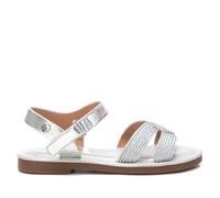XTI - Sandalia Niña Plata - Calzado Cómodo y Versátil - Moda casual - Modelo 15086403 (Talla 32)