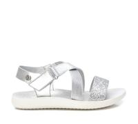 XTI - Sandalia Niña Plata - Calzado Cómodo y Versátil - Moda casual - Modelo 15086602 (Talla 32)