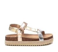 XTI - Sandalia Niño Oro - Calzado Cómodo y Versátil - Moda casual - Modelo 15126702 (Talla 34)