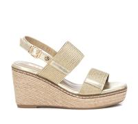 XTI Sandalias 142320 Dorado -Altura cuña 10cm-