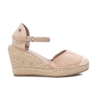 XTI - Sandalias con Cuña Mujer Beige - Calzado Cómodo y Versátil - Moda casual - Modelo 14238204 (Talla 40)