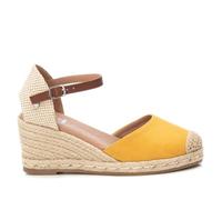 XTI - Sandalias con Cuña Mujer Amarillo - Calzado Cómodo y Versátil - Moda casual - Modelo 14074605 (Talla 39)