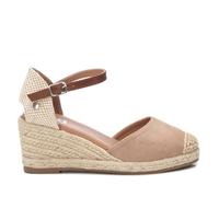 XTI - Sandalias con Cuña Mujer Beige - Calzado Cómodo y Versátil - Moda casual - Modelo 14074608 (Talla 41)