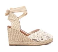 XTI - Sandalias con Cuña Mujer Beige - Calzado Cómodo y Versátil - Moda casual - Modelo 14233602 (Talla 40)