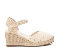 XTI - Sandalias con Cuña Mujer Beige - Calzado Cómodo y Versátil - Moda casual - Modelo 14395201 (Talla 39)