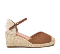 XTI - Sandalias con Cuña Mujer Camel - Calzado Cómodo y Versátil - Moda casual - Modelo 14074604 (Talla 36)