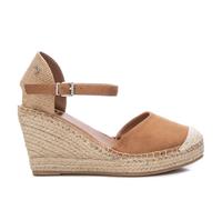 XTI - Sandalias con Cuña Mujer Camel - Calzado Cómodo y Versátil - Moda casual - Modelo 14238201 (Talla 37)