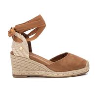 XTI - Sandalias con Cuña Mujer Camel - Calzado Cómodo y Versátil - Moda casual - Modelo 14384101 (Talla 39)