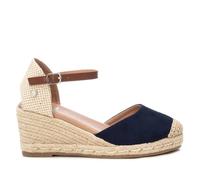 XTI - Sandalias con Cuña Mujer Navy - Calzado Cómodo y Versátil - Moda casual - Modelo 14074609 (Talla 38)