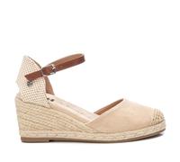 XTI - Sandalias con Cuña Mujer Oro - Calzado Cómodo y Versátil - Moda casual - Modelo 14074615 (Talla 40)