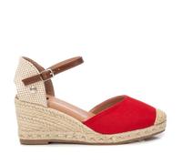 XTI - Sandalias con Cuña Mujer Rojo - Calzado Cómodo y Versátil - Moda casual - Modelo 14074601 (Talla 39)