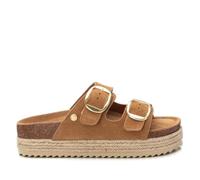 XTI - Sandalias de Tacón Mujer Camel - Calzado Cómodo y Versátil - Moda casual - Modelo 14363501 (Talla 38)