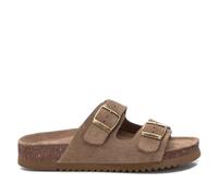 XTI - Sandalias de Tacón Mujer Taupe - Calzado Cómodo y Versátil - Moda casual - Modelo 14255206 (Talla 38)