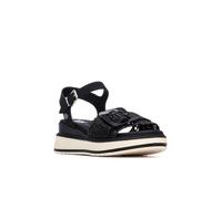 XTI - Sandalia Mujer Negro - Calzado Cómodo y Versátil - Moda casual - Modelo 14524003 (Talla 37)