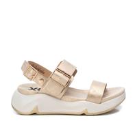 XTI - Sandalia Mujer Oro - Calzado Cómodo y Versátil - Moda casual - Modelo 14273803 (Talla 37)