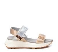 XTI - Sandalia Mujer Oro - Calzado Cómodo y Versátil - Moda casual - Modelo 14387405 (Talla 38)