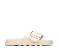 XTI - Sandalias Planas Mujer Beige - Calzado Cómodo y Versátil - Moda casual - Modelo 14537903 (Talla 37)
