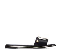 XTI - Sandalias Planas Mujer Negro - Calzado Cómodo y Versátil - Moda casual - Modelo 14538201 (Talla 39)