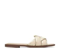 XTI - Sandalias Planas Mujer Oro - Calzado Cómodo y Versátil - Moda casual - Modelo 14511401 (Talla 40)