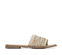 XTI - Sandalias Planas Mujer Oro - Calzado Cómodo y Versátil - Moda casual - Modelo 14547701 (Talla 38)