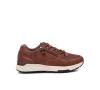 Xti Zapatilla caballero con cremallera y cordones. Camel 45