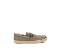 XTI - Zapatillas Náuticas Hombre Kaki - Calzado Cómodo y Versátil - Moda Casual - Modelo 14284101 (Talla 41)
