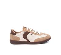 Xti Zapatilla caballero serraje con cordones. Marrón 39