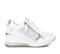 XTI - Zapatilla con Cuña Mujer Blanco - Calzado Cómodo y Versátil - Moda Casual - Modelo 14257301 (Talla 39)