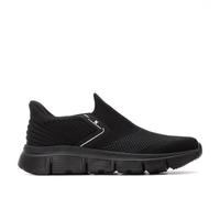 XTI - Zapatilla Hombre Negro - Calzado Cómodo y Versátil - Moda Casual - Modelo 14456603 (Talla 42)
