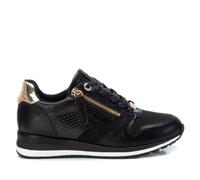 XTI - Zapatilla Mujer Negro - Calzado Cómodo y Versátil - Moda Casual - Modelo 14186802 (Talla 39)