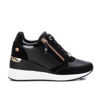 XTI - Zapatilla Mujer Negro - Calzado Cómodo y Versátil - Moda Casual - Modelo 14199003 (Talla 38)