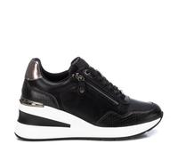 XTI - Zapatilla Mujer Negro - Calzado Cómodo y Versátil - Moda Casual - Modelo 14307401 (Talla 40)