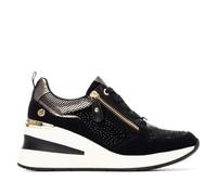 XTI - Zapatilla Mujer Negro - Calzado Cómodo y Versátil - Moda Casual - Modelo 14437702 (Talla 36)