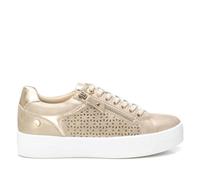 XTI - Zapatilla Mujer Oro - Calzado Cómodo y Versátil - Moda Casual - Modelo 14362401 (Talla 38)