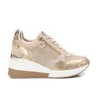 XTI - Zapatilla Mujer Oro - Calzado Cómodo y Versátil - Moda Casual - Modelo 14371702 (Talla 40)