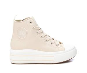 XTI - Zapatilla Niña Beige - Calzado Cómodo y Versátil - Moda casual - Modelo 15106502 (Talla 33)