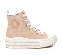 XTI - Zapatilla Niña Oro - Calzado Cómodo y Versátil - Moda casual - Modelo 15122502 (Talla 34)