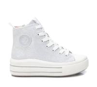 XTI - Zapatilla Niña Plata - Calzado Cómodo y Versátil - Moda casual - Modelo 15122501 (Talla 35)