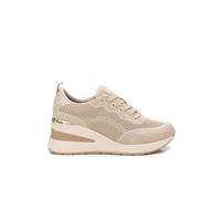 XTI - Zapatilla Mujer Beige - Calzado Cómodo y Versátil - Moda Casual - Modelo 14306902 (Talla 36)