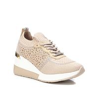 XTI Zapatillas 043802 Beige -Altura cuña: 7cm-