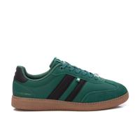 XTI Zapatillas Bajas Hombre, Color Verde con Detalles Negros, Sneakers Casuales con Cordones, 143486 (Verde, Sistema Tallas Calzado EU, Adulto, Hombre, Números, Mediano, 43)