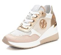 XTI Zapatillas con cuña Beige -Altura cuña 7cm-