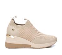 XTI - Zapatillas Deportivas Mujer Beige - Calzado Cómodo y Versátil - Moda Casual - Modelo 14308402 (Talla 40)