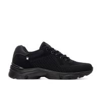 XTI - Zapatillas Deportivas Mujer Negro - Calzado Cómodo y Versátil - Moda Casual - Modelo 14436101 (Talla 37)