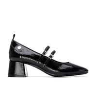 XTI - Zapato Mujer Negro - Calzado Cómodo y Versátil - Moda Casual - Modelo 14425504 (Talla 39)