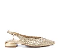 XTI - Zapato Mujer Oro - Calzado Cómodo y Versátil - Moda Casual - Modelo 14379401 (Talla 37)