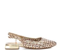 XTI - Zapato Mujer Oro - Calzado Cómodo y Versátil - Moda Casual - Modelo 14393801 (Talla 36)