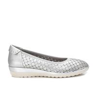 XTI, Zapato Plano Mujer, Plateado (141147), 39 EU